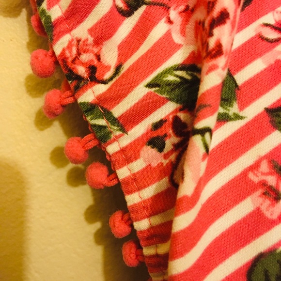 COOL Girls Rose Striped Floral Off Shoulder Dress - Picture 6 of 8